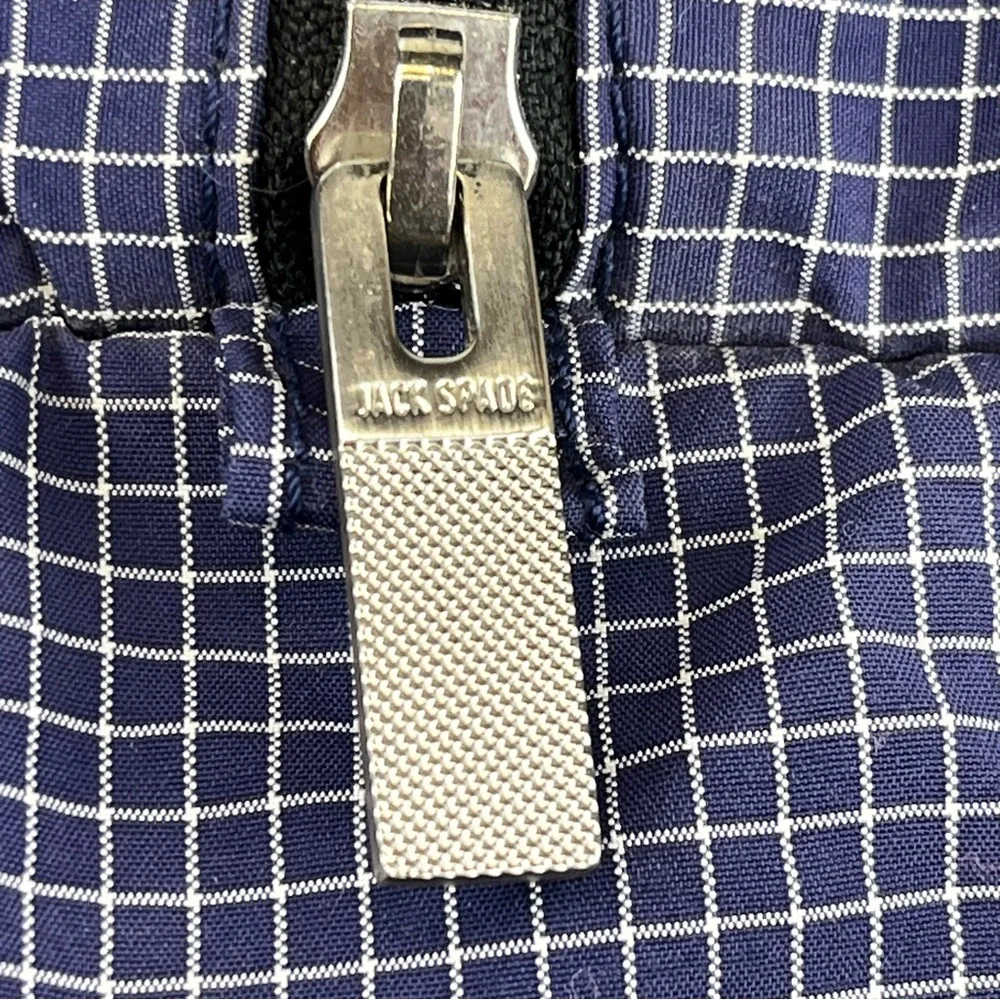 Jack Spade Men's Packable Graph Check Duffle Bag Royal Blue